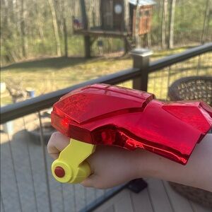 Like new Marvel Iron Man bubble shot fist from Disney World